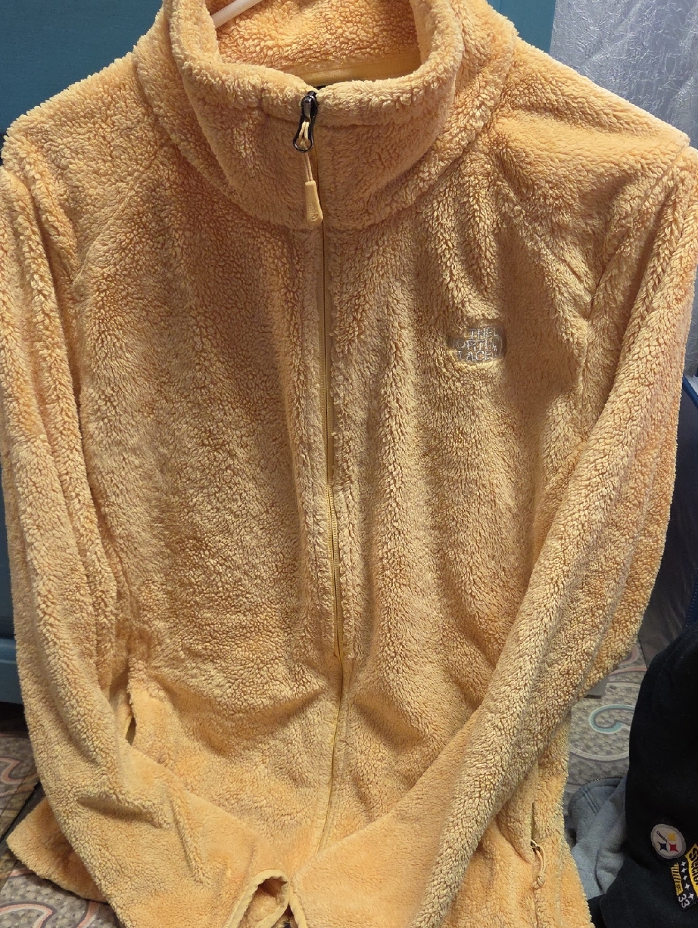 The North Face Buttercup Yellow Sherpa Fleece Full-Zip Jacket
